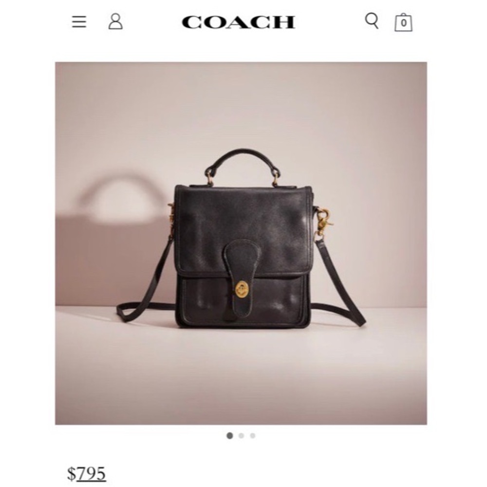 FINAL DISCOUNT* Coach Vintage Top Handle Leather Station Bag - Picture 3 of 13